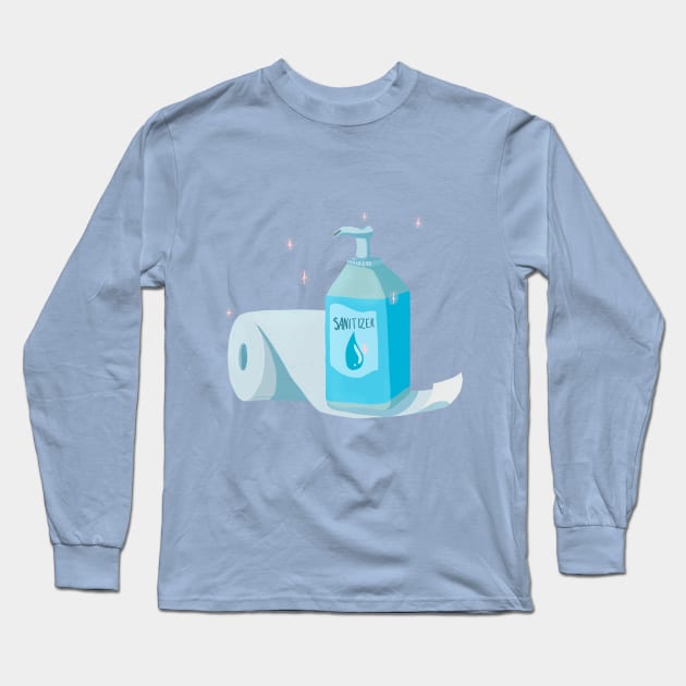 Sanitize Long Sleeve T-Shirt by VictorB